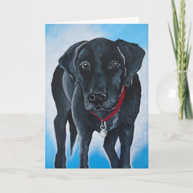 Black Lab Card (Front)