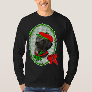 Black Lab Christmas 171 T-Shirt