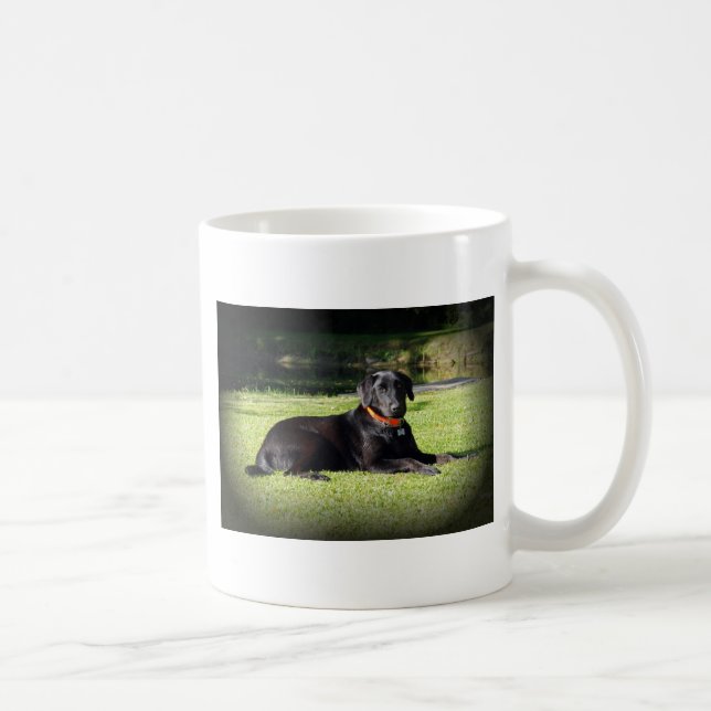 Black Lab Coffee Mug (Right)