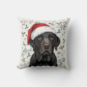 Black lab cushion
