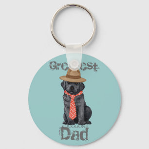 Black Lab Dad Key Ring