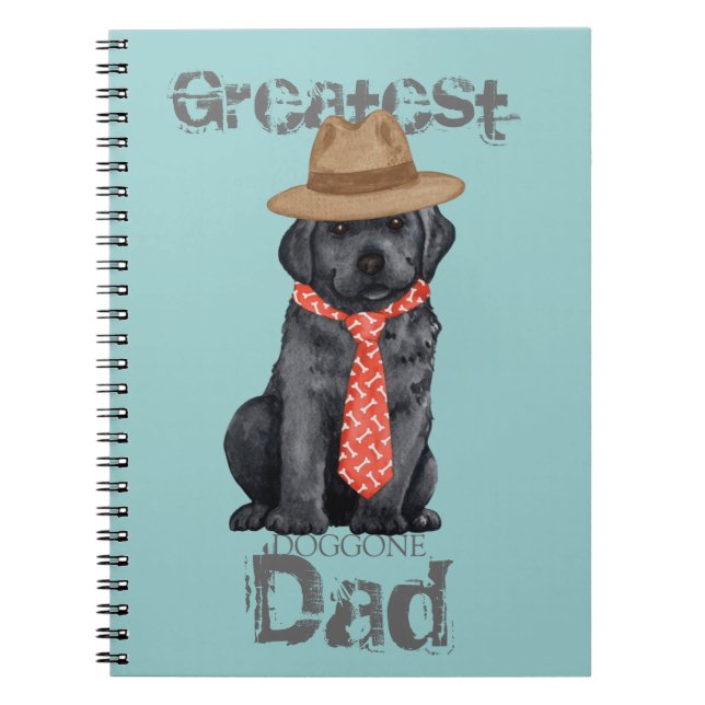 Black Lab Dad Notebook (Front)