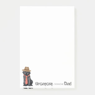 Black Lab Dad Post-it Notes
