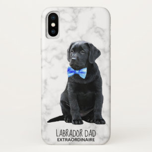 Black Lab Dad Puppy Labrador iPhone X Case