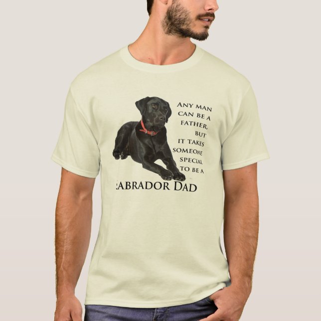 Black Lab Dad Shirt (Front)