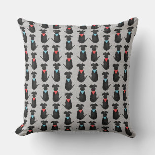 Black Lab Dog Gift Cushion