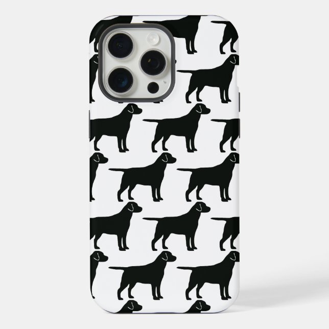 Black Lab Dog iPhone Case (Back)