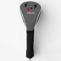Black Lab Face Personalised Name