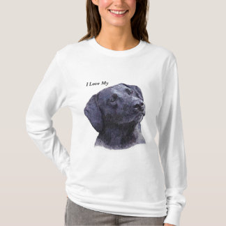 Black Lab Hoodie, I Love My (Dog) T-Shirt