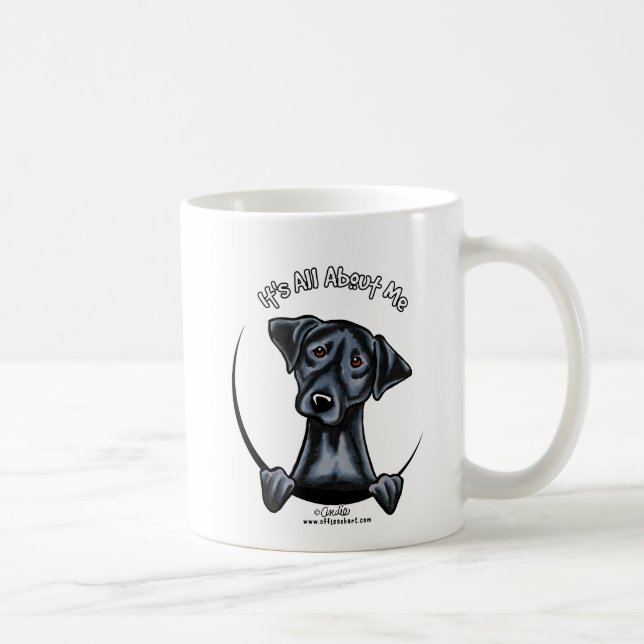 Black Lab Its All About Me Coffee Mug (Right)