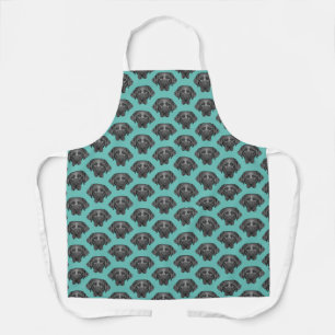 Black Lab Labrador Retriever Dogs Design Apron