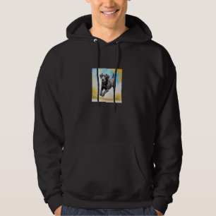 black lab Labrador Retriever puppy dog pet rescue Hoodie