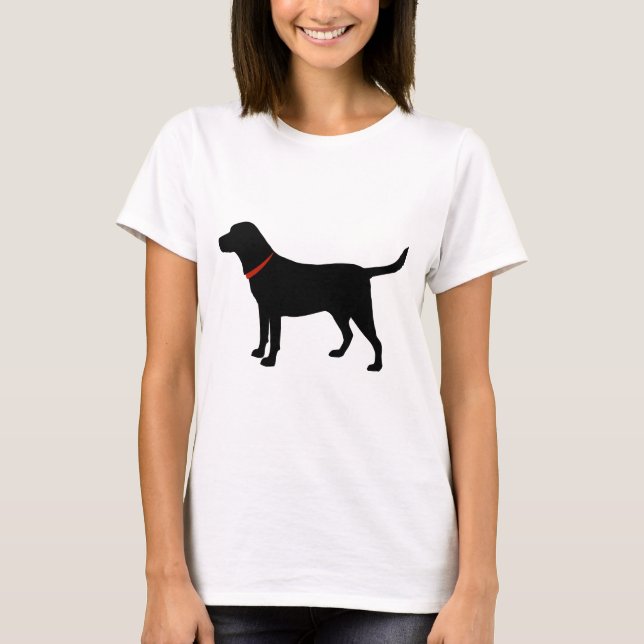 black lab, Labrador Retriever T-Shirt (Front)
