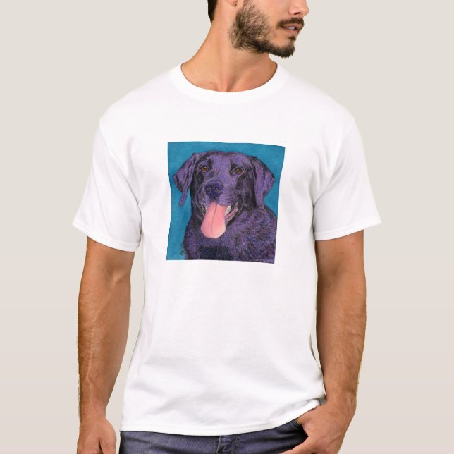 Black Lab - Light T-shirt - "Pinecone" (Front)