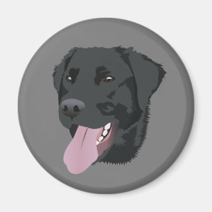 Black Lab Magnet
