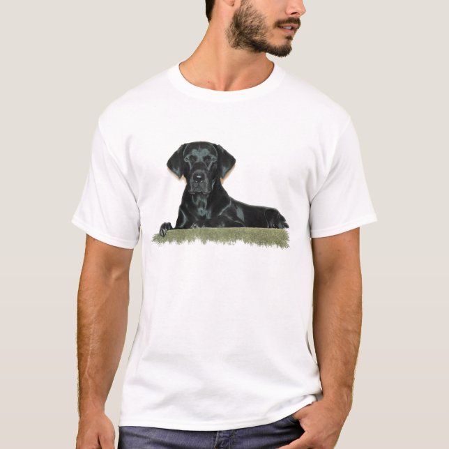 Black Lab Men's T-Shirt (Front)