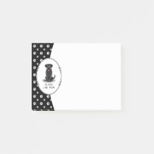 Black Lab Mum (Labrador Retriever Mum) Cute Dog Post-it Notes