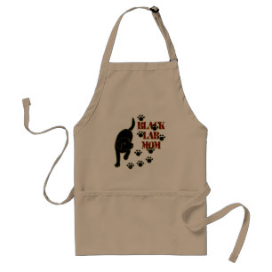 Black Lab Mum Standard Apron