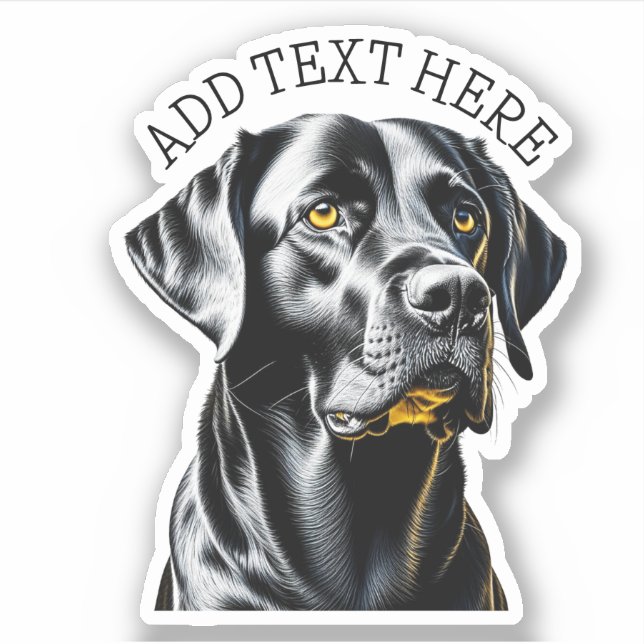 Black Lab | Personalised (Front)