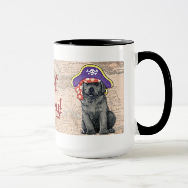 Black Lab Pirate Mug (Right)