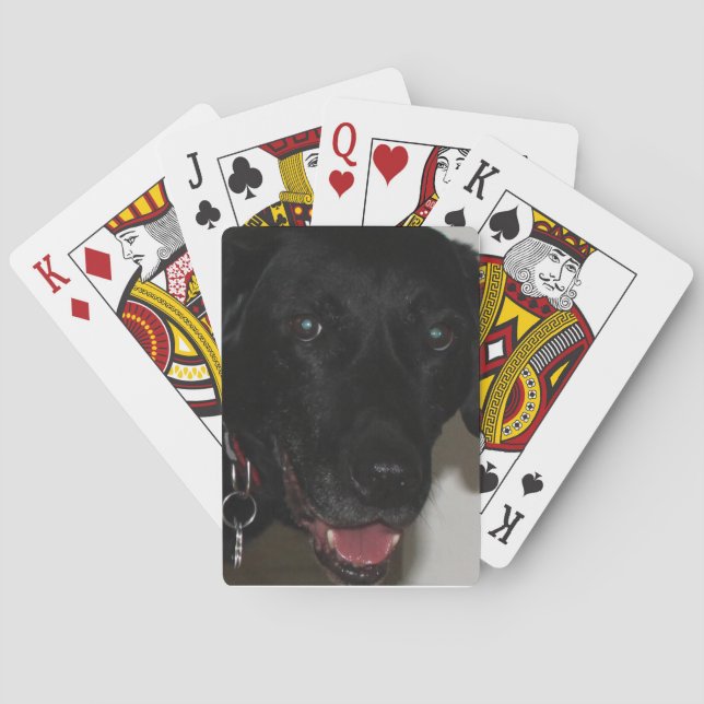 Black Lab Playing Cards (Back)