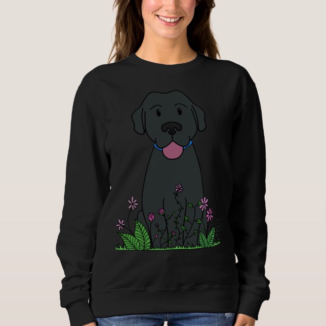 Black Lab Retreiver Sweatshirt (Front)