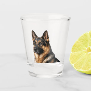 Black Lab Shot Glass