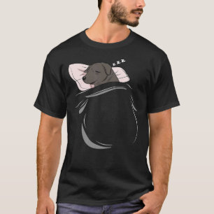 Black Lab Sleeping Dog Pyjamas Nap Pjs Outfit Labr T-Shirt