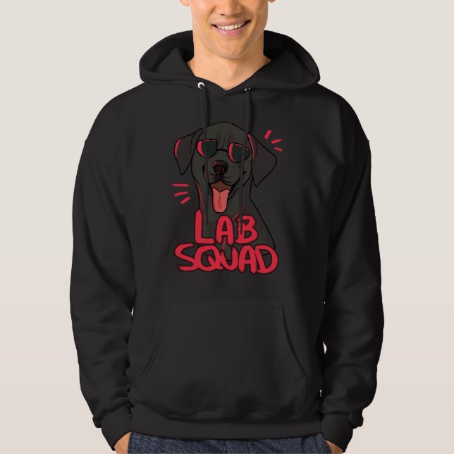 Black Lab Squad Hoodie (Front)