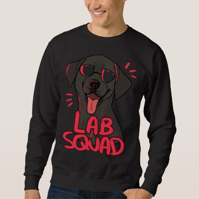 Black Lab Squad Sweatshirt (Front)
