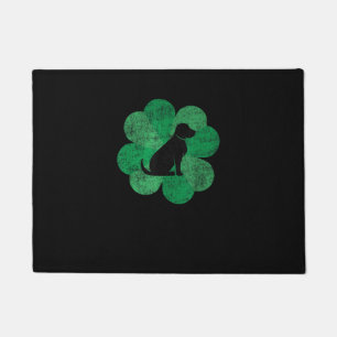 Black Lab St. Patrick's Day Shirt - Retro Labrador Doormat