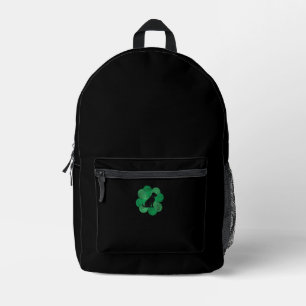Black Lab St. Patrick's Day Shirt - Retro Labrador Printed Backpack