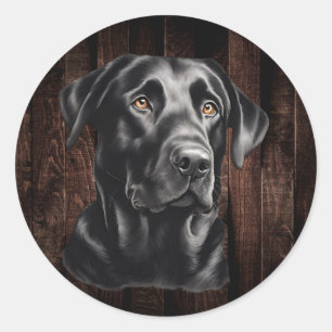 Black Lab Stickers