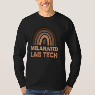 Black Lab Tech Melanated Medical Laboratory Techni T-Shirt