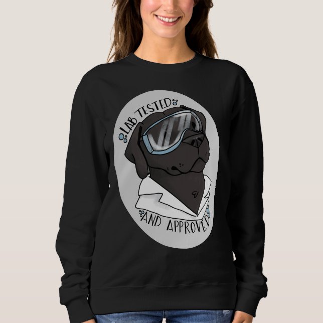 Black Lab Tested Sweatshirt (Front)