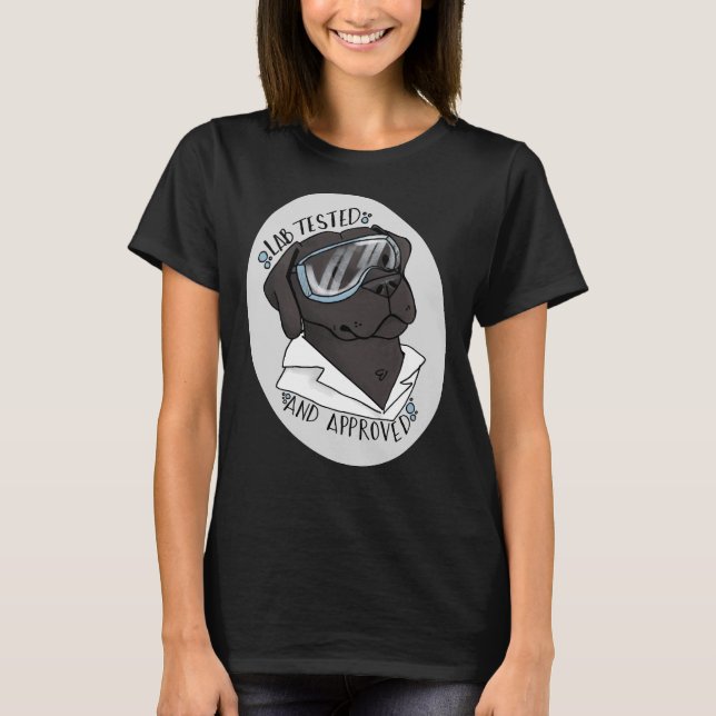 Black Lab Tested T-Shirt (Front)