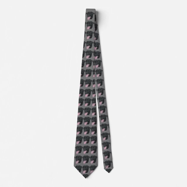 Black Lab Tie (Front)
