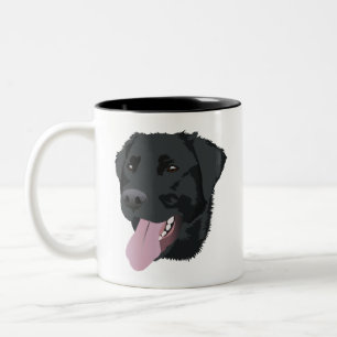 Black Lab Two-Tone Coffee Mug