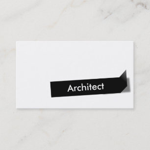Black Label Architect Business Card