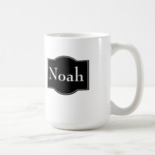 Black Label Personalised Coffee Mug