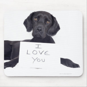 Black Labrador 13 Months Mouse Pad