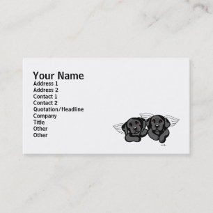 Black Labrador Angels (Rainbow Bridge) Business Card