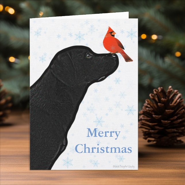 Black Labrador Christmas Card (Creator Uploaded)