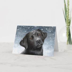 Black Labrador Dog 100 Greeting Card