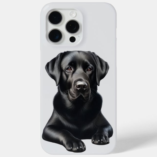 Black Labrador Dog Case-Mate iPhone Case (Back)