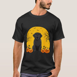 Black Labrador Dog Lovers Men Women Kids Halloween T-Shirt