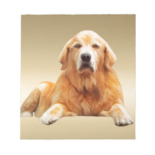 Black Labrador Dog Water Colour Art Painting Notepad