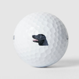 Black Labrador Golf Balls