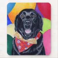 Black Labrador Happy Birthay Painting