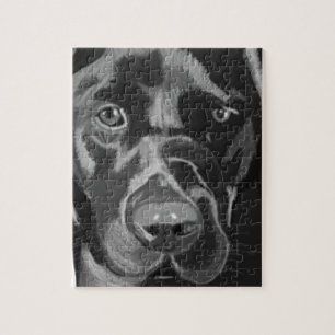 Black Labrador Jigsaw Puzzle